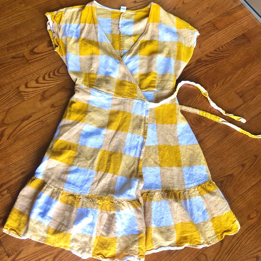 Cotton Wrap Summer Dress